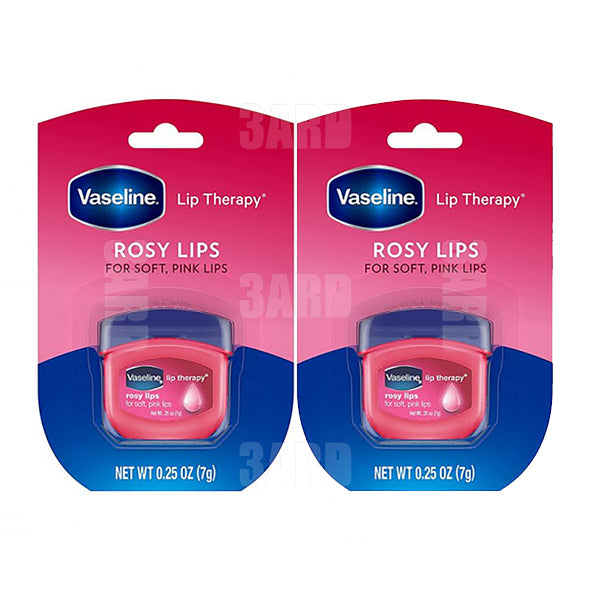 Vaseline Lip Therapy Rose 7g - Pack of 2