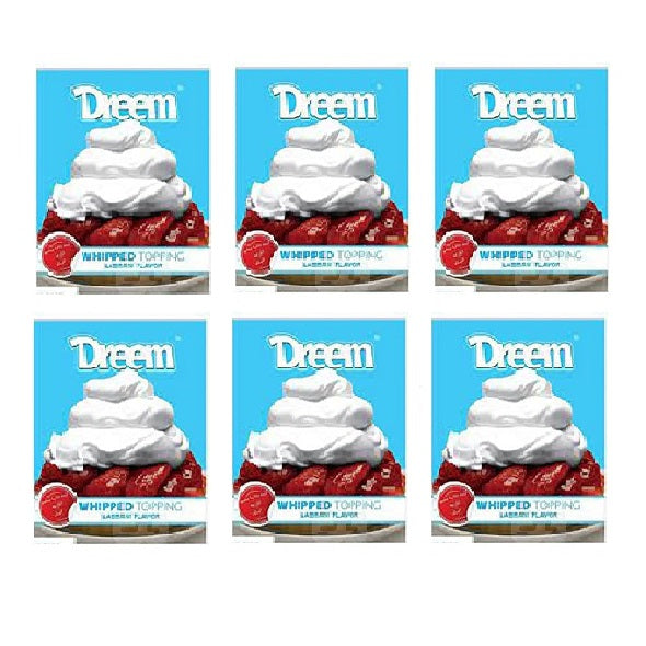 Dreem Labany Whipped Topping Powder 40gm - pack of 6