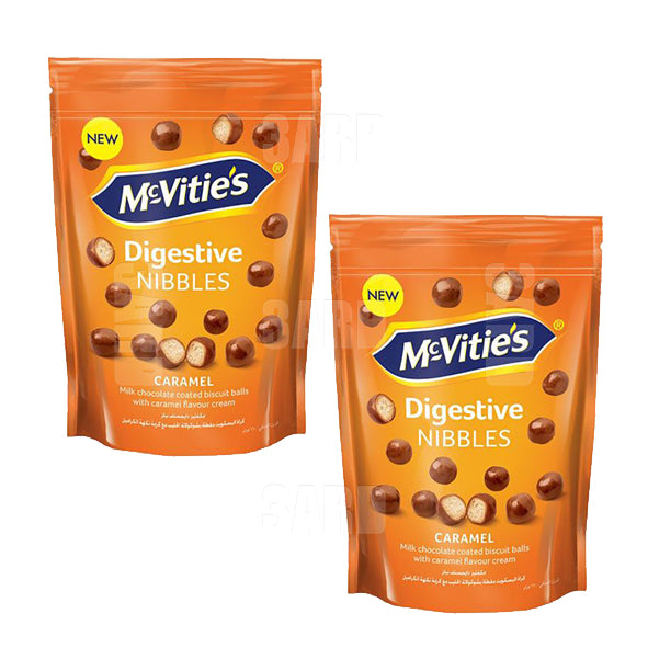 McVitie's Digestive Nibbles Caramel 110g - Pack of 2