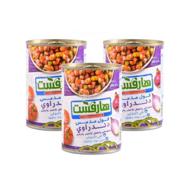 Harvest Dandrawi Fava Beans 400g - Pack of 3