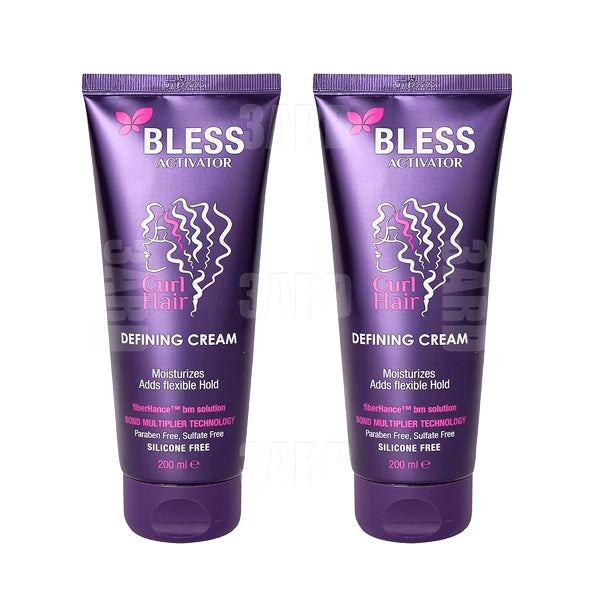 Bless Activator Curl Hair Defining Cream 200ml - Pack of 2