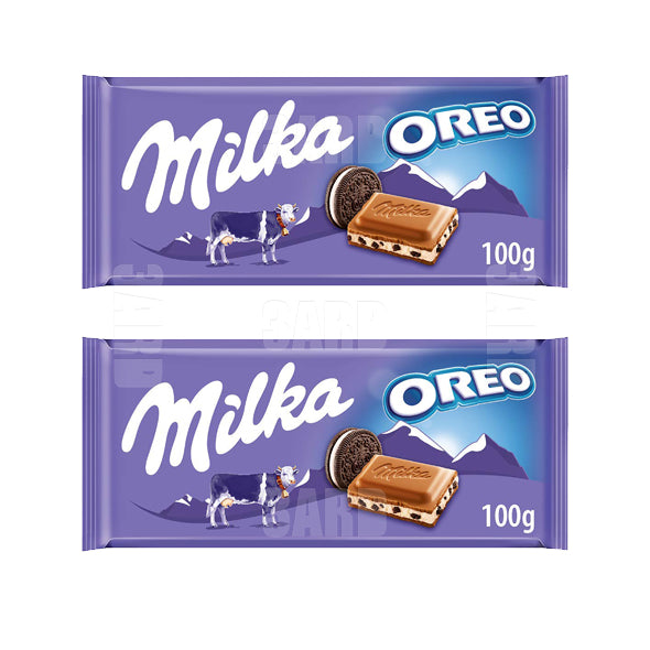 Milka Oreo Milk Chocolate 100g - Pack of 2