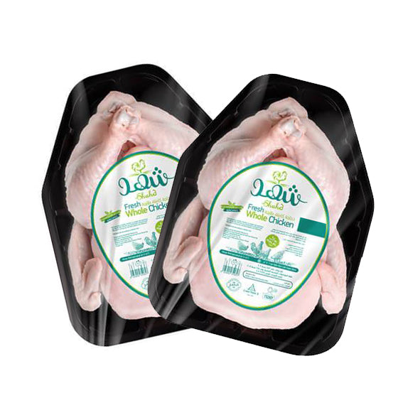Shahd Whole Chicken 1300g - Pack of 2