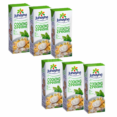 Juhayna Cooking Cream 200ml - Pack of 6