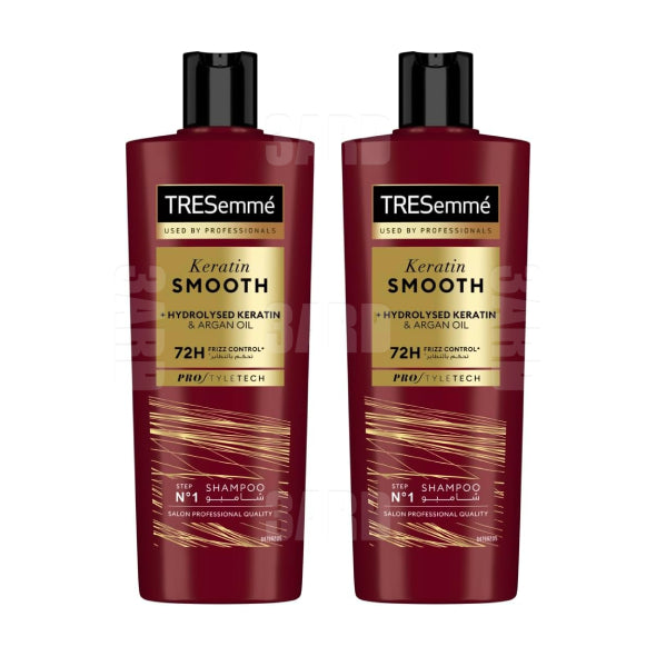 Tresemme Shampoo Keratin Smooth & Straight 400ml - Pack of 2