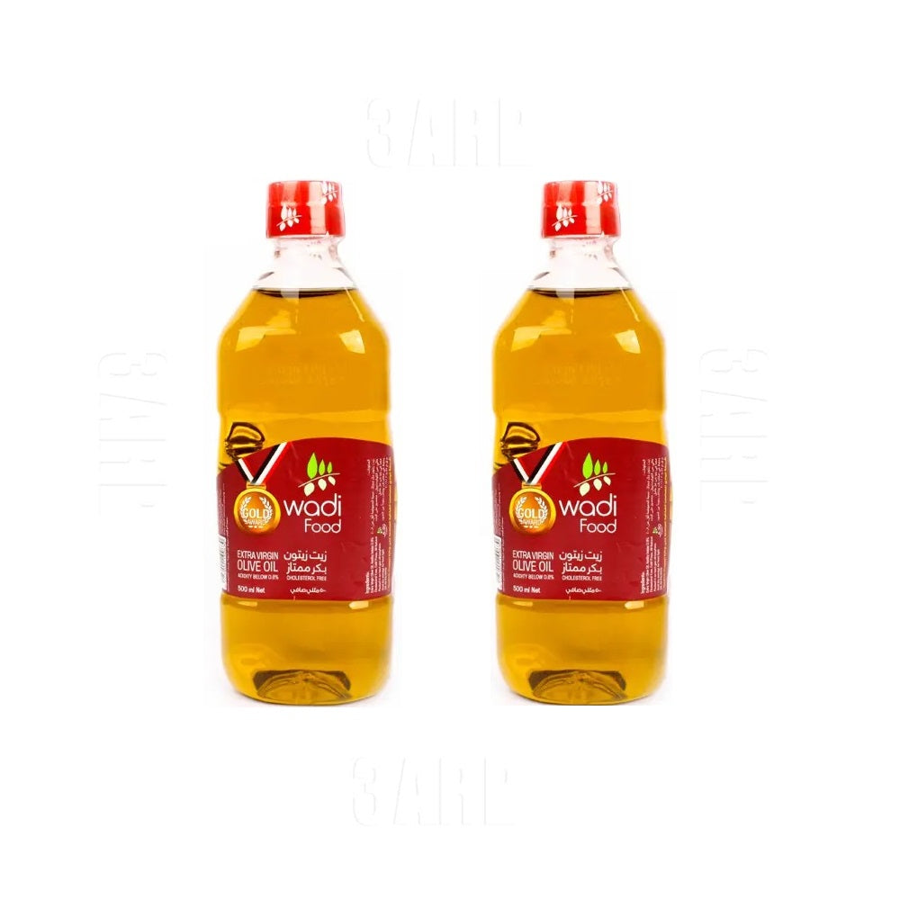 Wadi Food Extra Virgin Olive Oil 500ml - Pack of 2