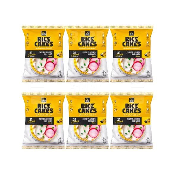 كليو كعك الارز جبنة ۲٥جم - ٦ عبوة