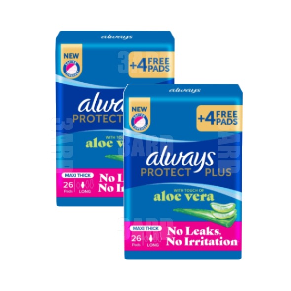 Always Maxi Trio Pack Long 26 pads - Pack of 2