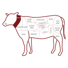 تحميل الصورة إلى عارض المعرض، لحم بلدي طازج مكعبات للخضار رقبة ۱كجم - ۱ عبوة
