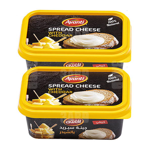 Avanti Spread Cheese with Cheddar 240gm - Pack of 2