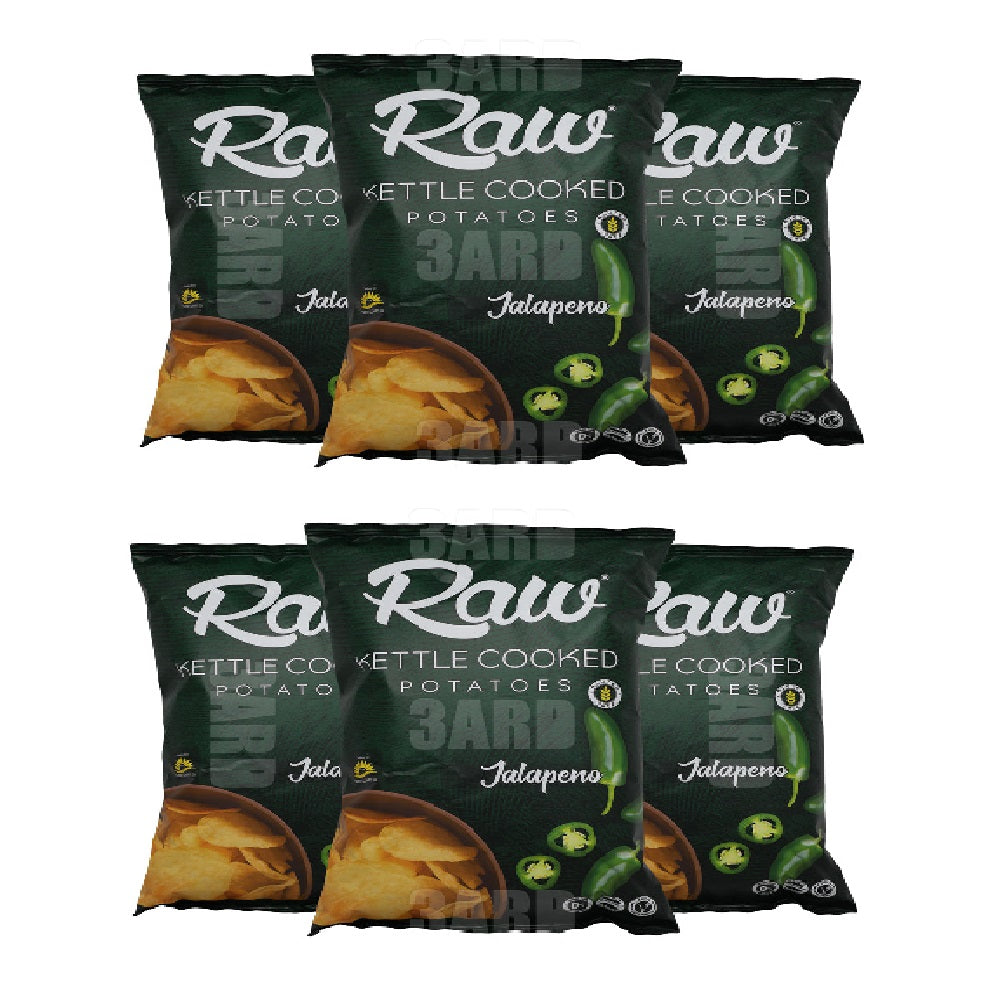 Raw Potatoes Jalapeno 40g- Pack of 6
