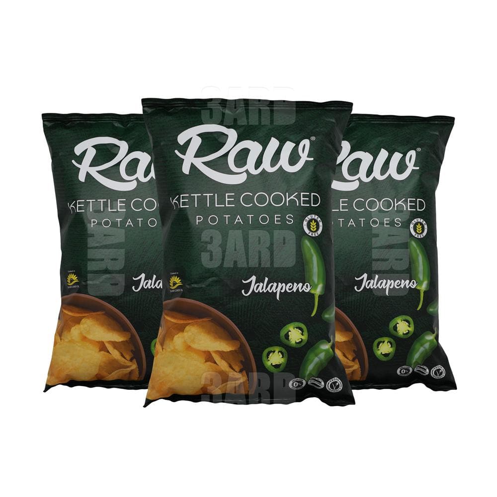 Raw Potatoes Jalapeno 110g - Pack of 3