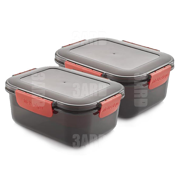 M-Design Lunch Box 1600ml - pack of 2