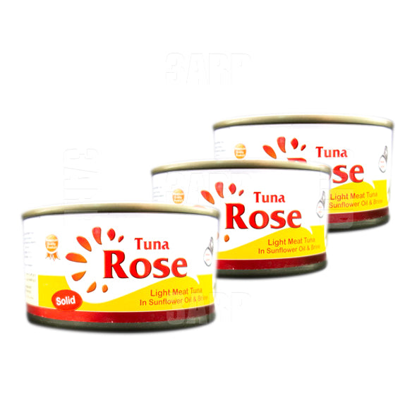 Rose Tuna Solid 200g Easy Opening - Pack of 3
