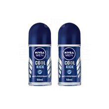 Load image into Gallery viewer, Nivea Roll on for Men Cool Kick 50ml - Pack of 2
