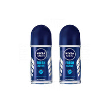 Load image into Gallery viewer, Nivea Roll on for Men Fresh Active 50ml - Pack of 2
