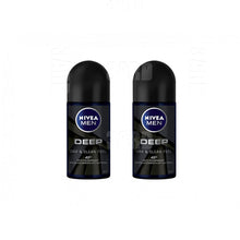 Load image into Gallery viewer, Nivea Roll on for Men Deep Dark Wood 50ml - Pack of 2

