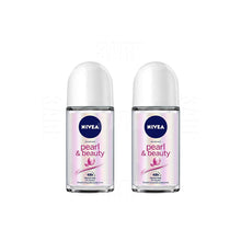 Load image into Gallery viewer, Nivea Roll on for Women Pearl &amp; Beauty 50ml - Pack of 2
