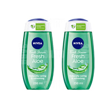 Load image into Gallery viewer, Nivea Shower Gel Aloe Vera Green 250ml - Pack of 2
