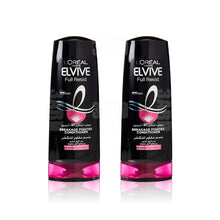Load image into Gallery viewer, Loreal Elvive Hair Conditioner Full Resist Black 400ml - Pack of 2
