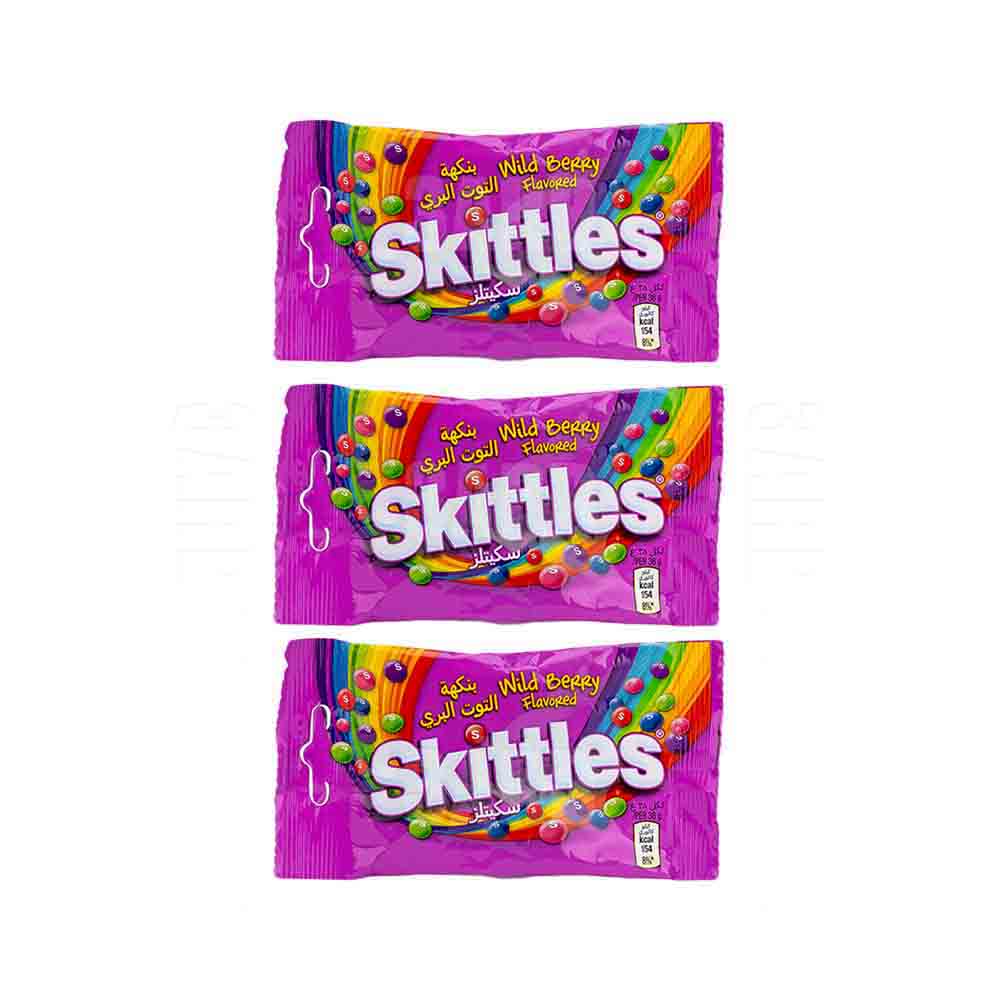 Skittles Wild Berry 38g - Pack of 3