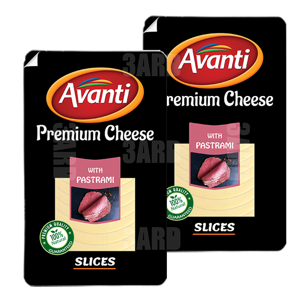 Avanti Cheddar Slices with Pastrami 150g - Pack of 2