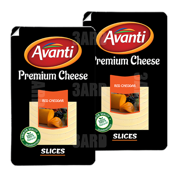 Avanti Cheddar Red slices 150g - Pack of 2