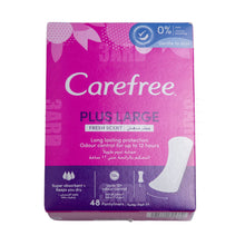 Load image into Gallery viewer, Carefree Plus Large Fresh Scent 48 Pantyliners - Pack of 2
