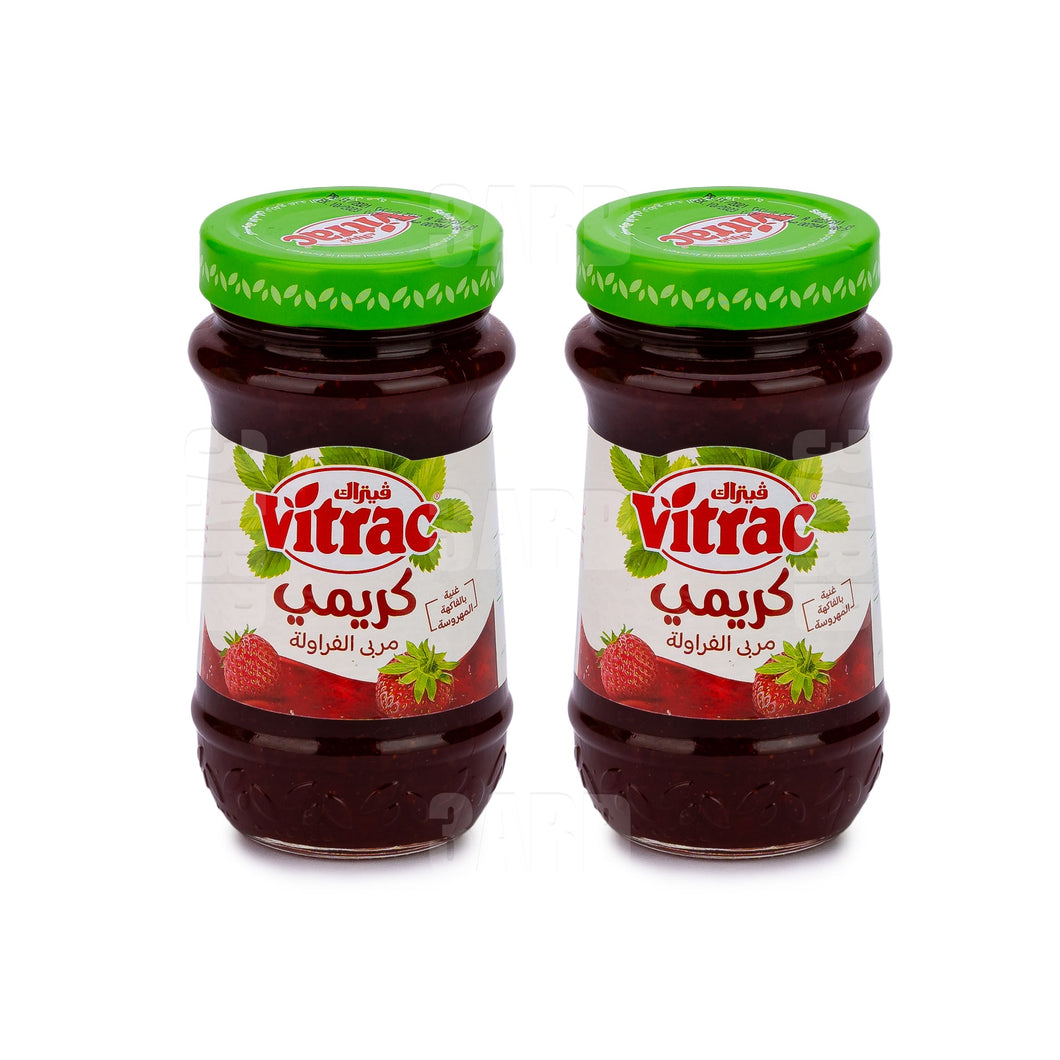 Vitrac Jam Creamy Strawberry 430g - Pack of 2