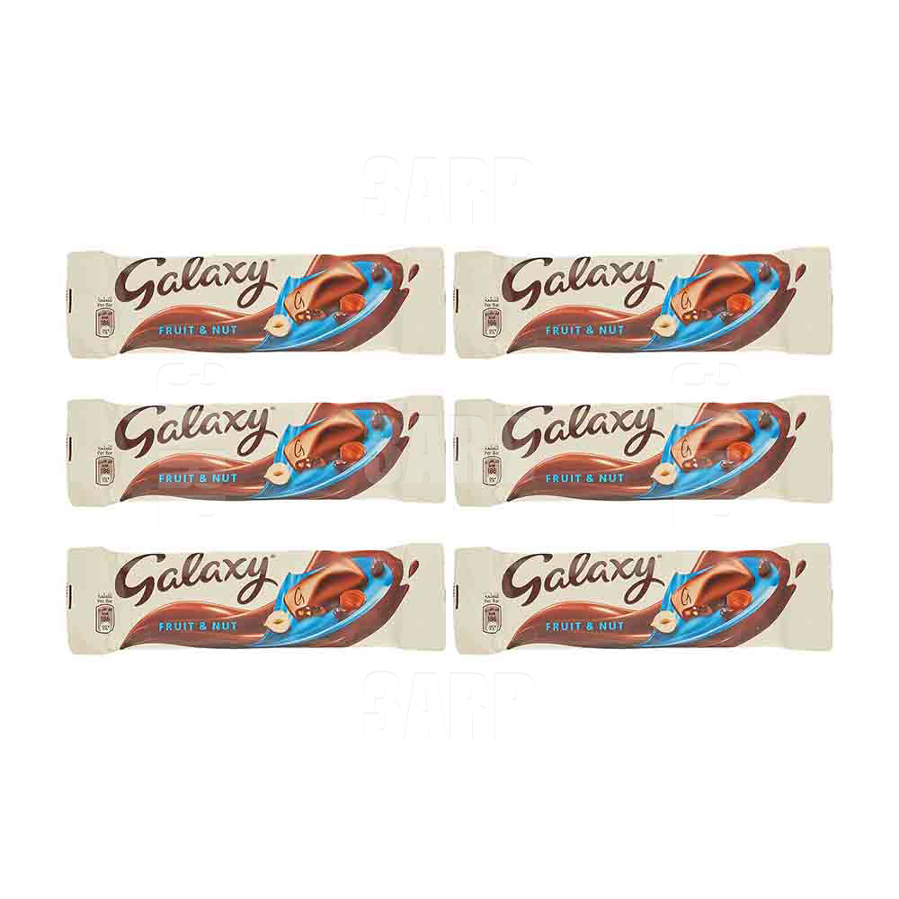 Galaxy Fruit & Nut 36g - Pack of 6