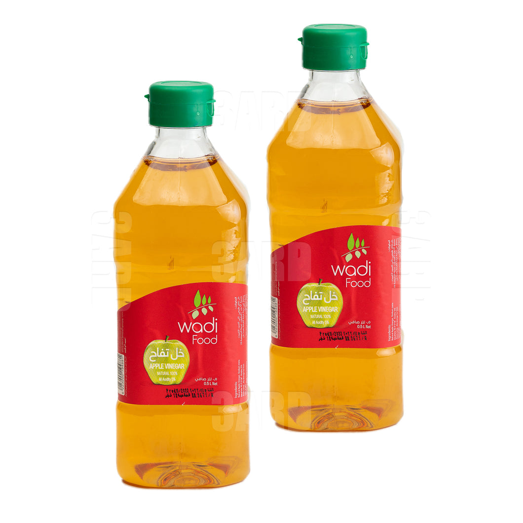 Wadi Food Apple Vinegar 0.5L - Pack of 2