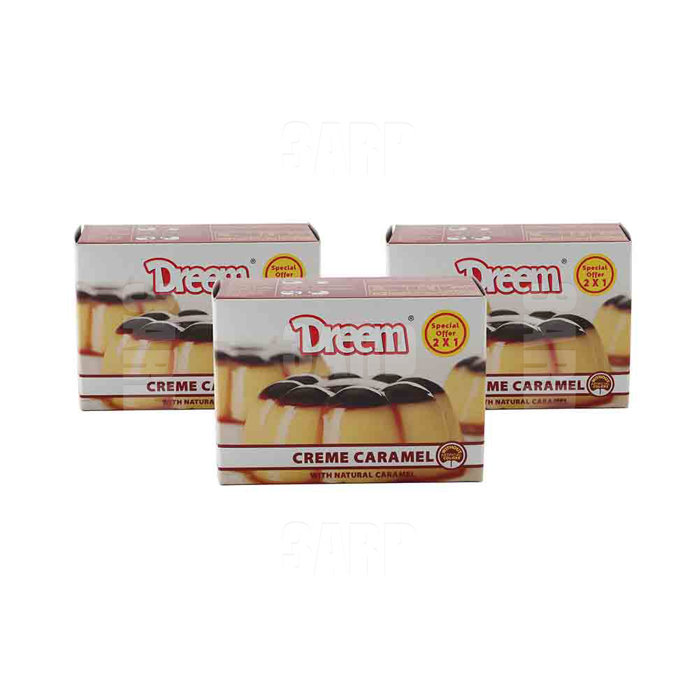 Dreem Creme Caramel 92g - Pack of 3