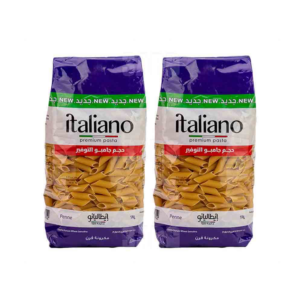 Italiano Premium Pasta Penne 1Kg - Pack of 2