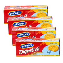 Load image into Gallery viewer, McVitie&#39;s Digestive Light Reduced Fat Wheat Biscuits 400g - Pack of 4
