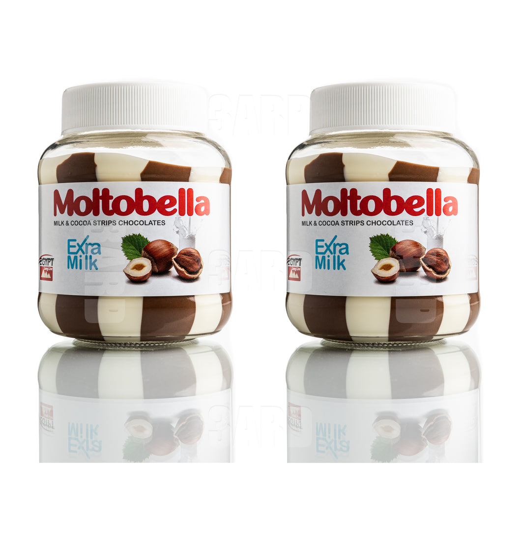 Moltobella Milk & Cocoa Strips Chocolates 315g - Pack of 2