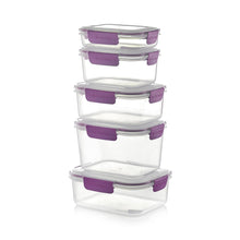 Load image into Gallery viewer, M-Design Fresco Food Container Set - 600ml, 1100ml, 1600ml, 2100ml &amp; 2300ml
