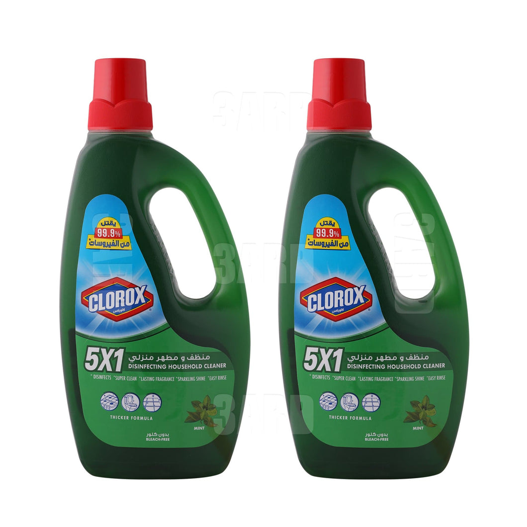 Clorox Household Cleaner 5 in1 Mint 700ml - Pack of 2