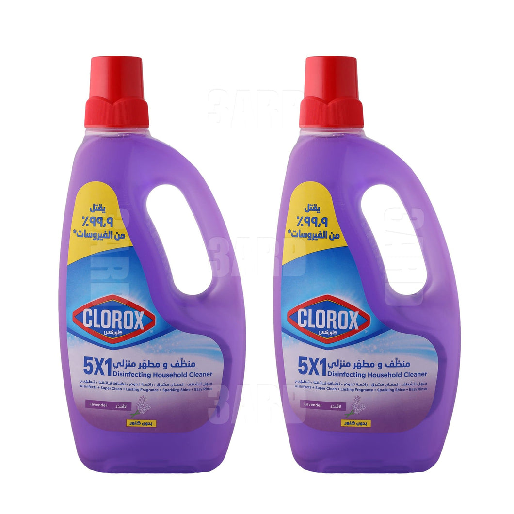 Clorox Household Cleaner 5 in 1 Lavender 700ml - Pack of 2