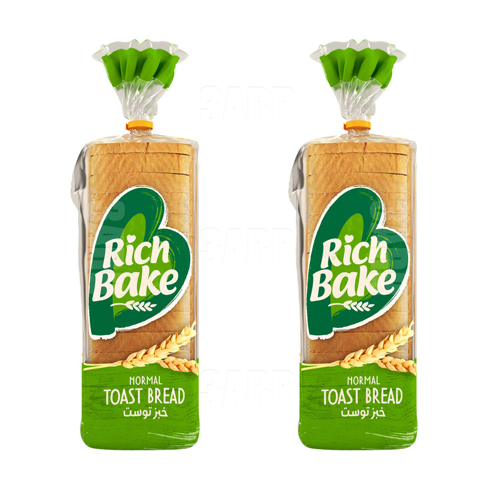 Rich Bake Normal Toast Bread 500g - Pack of 2