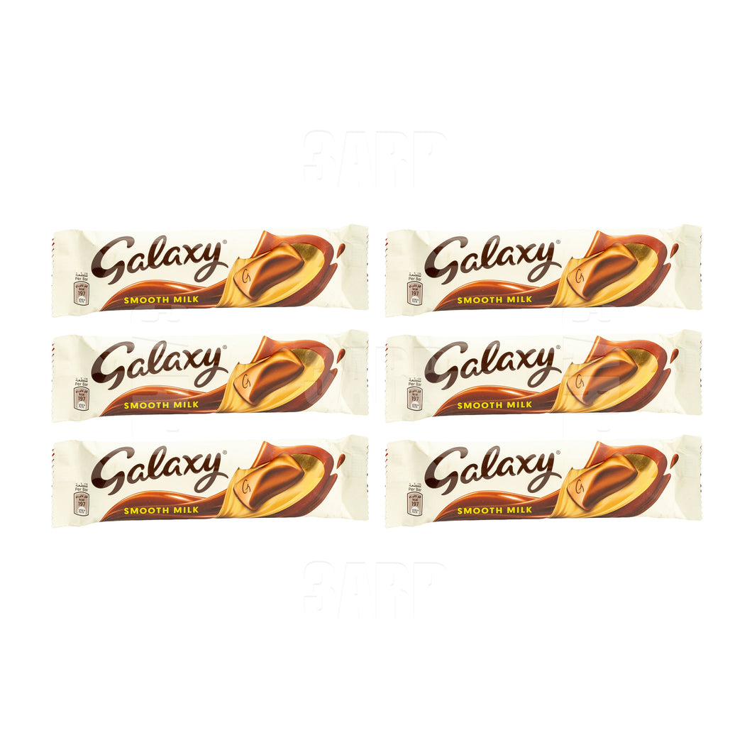 Galaxy Smooth Milk Chocolate 36g - Pack of 6
