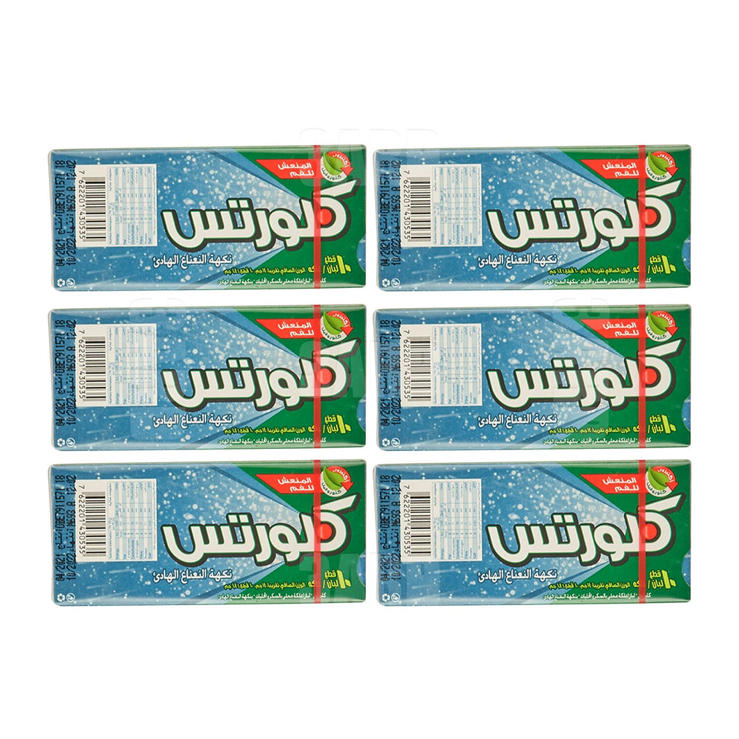 Clorets Mild Mint Chewing Gum 10 Pc. 28g - Pack of 6