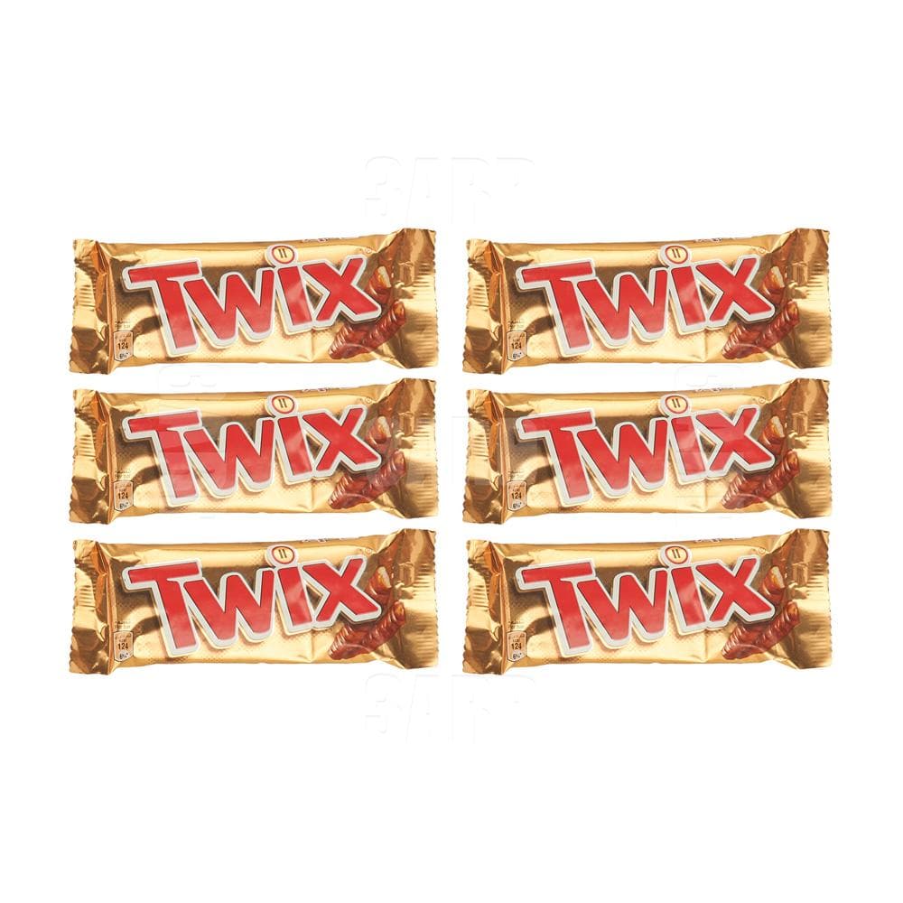 Twix 50g - Pack of 6
