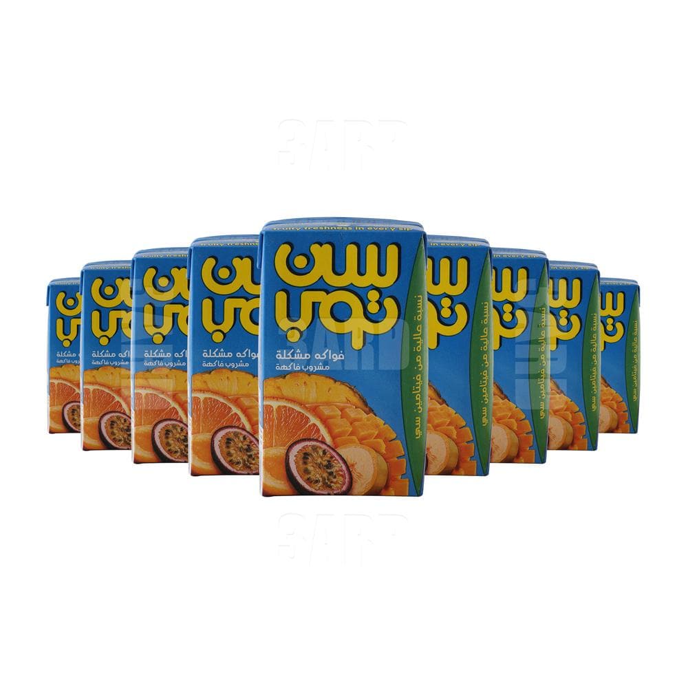 سن توب فواكة مشكلة ٢٥٠ مل - ٩ عبوة