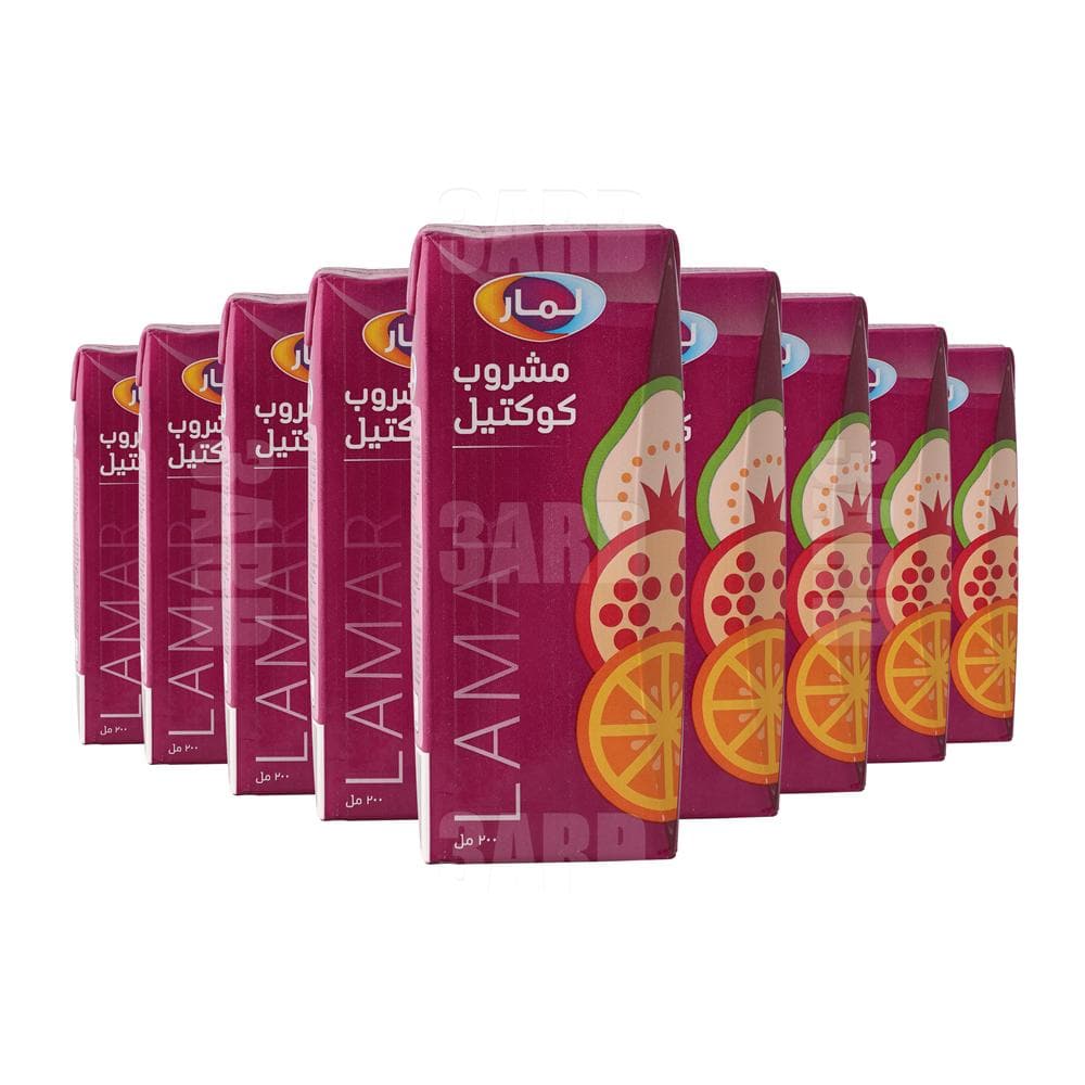 لمار مشروب عصير كوكتيل ٢٠٠ مل - ٩ عبوة