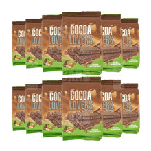 Load image into Gallery viewer, Cocoa Lovers Wafer with Hazelnut Cream 8pcs - Pack of 12
