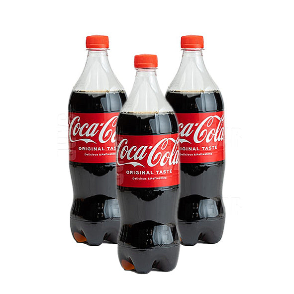 كوكا كولا زجاجة بلاستيك ٩٥٠ مل - ٣ عبوة