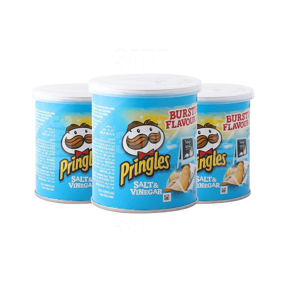 Pringles Salt & Vinegar 40g - Pack of 3
