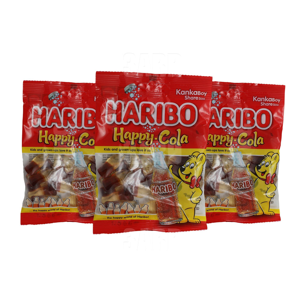 Haribo Happy Cola 80g - Pack of 3
