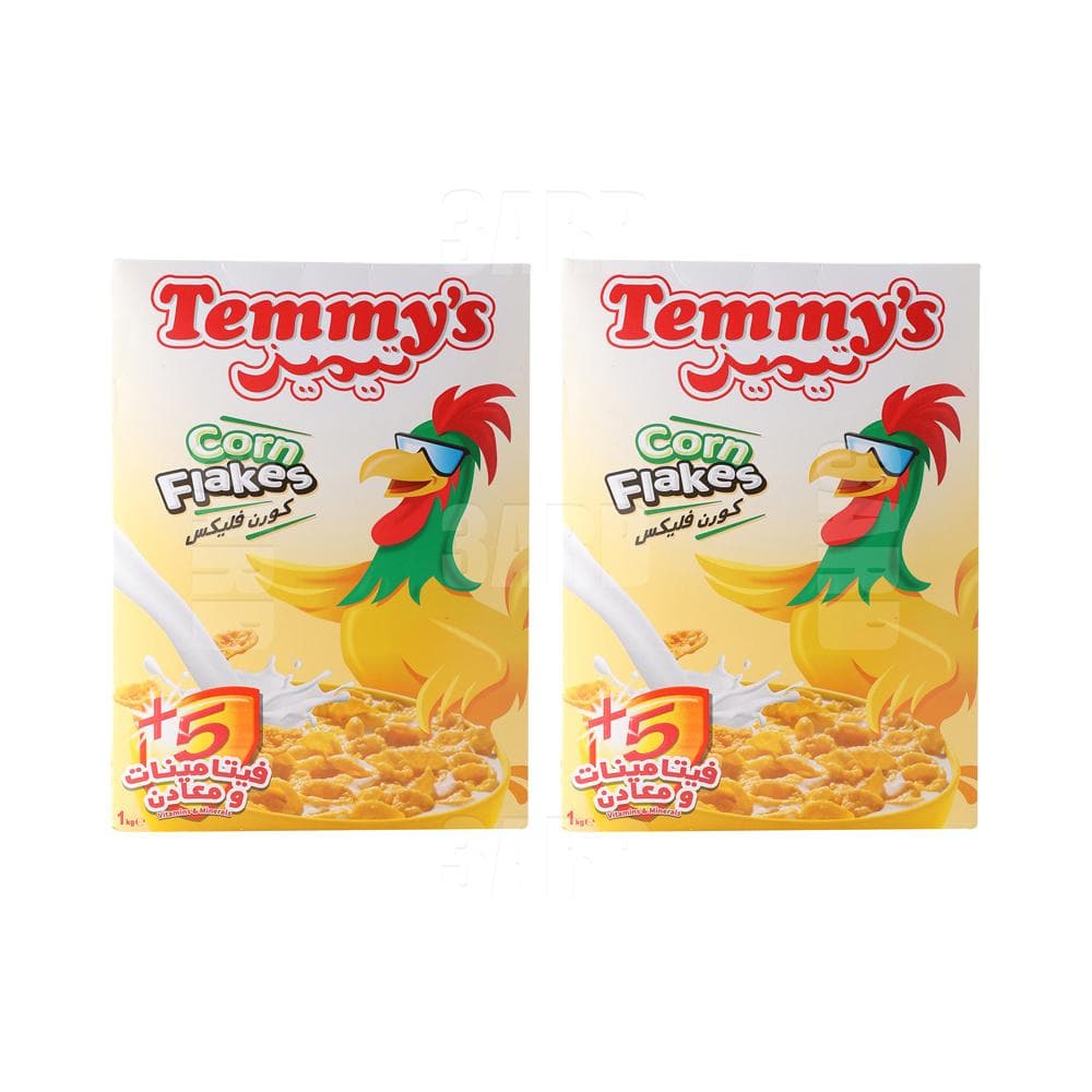 Temmy's Corn Flakes 1Kg - Pack of 2