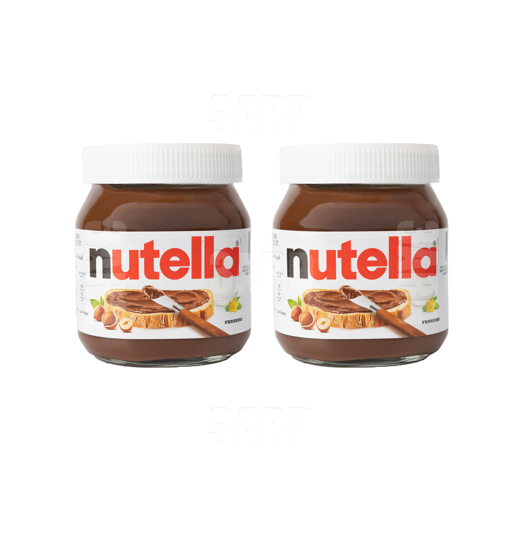 Nutella Ferrero Glass Jar 350g - Pack of 2